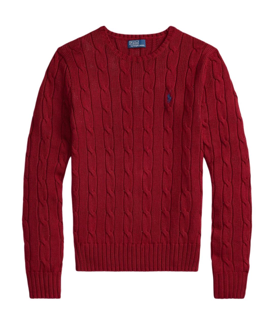 POLO RALPH LAUREN Красный хлопковый джемпер / свитер, фото 1