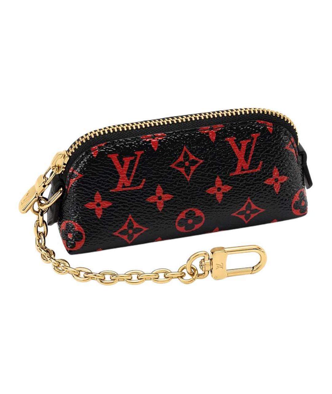LOUIS VUITTON Черная косметичка из канвы, фото 2