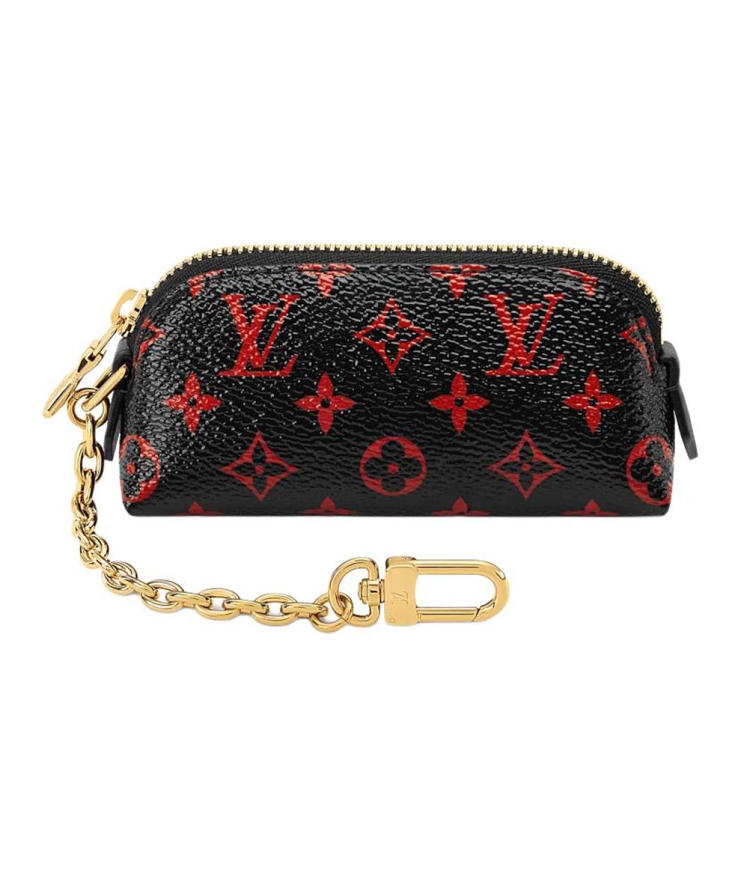 LOUIS VUITTON Черная косметичка из канвы, фото 1