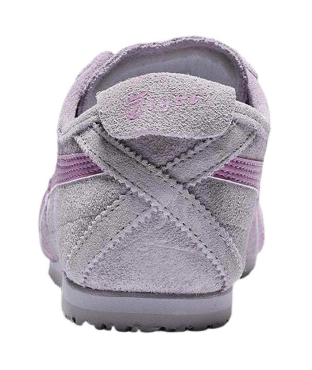 ONITSUKA TIGER Серые замшевые кроссовки, фото 4