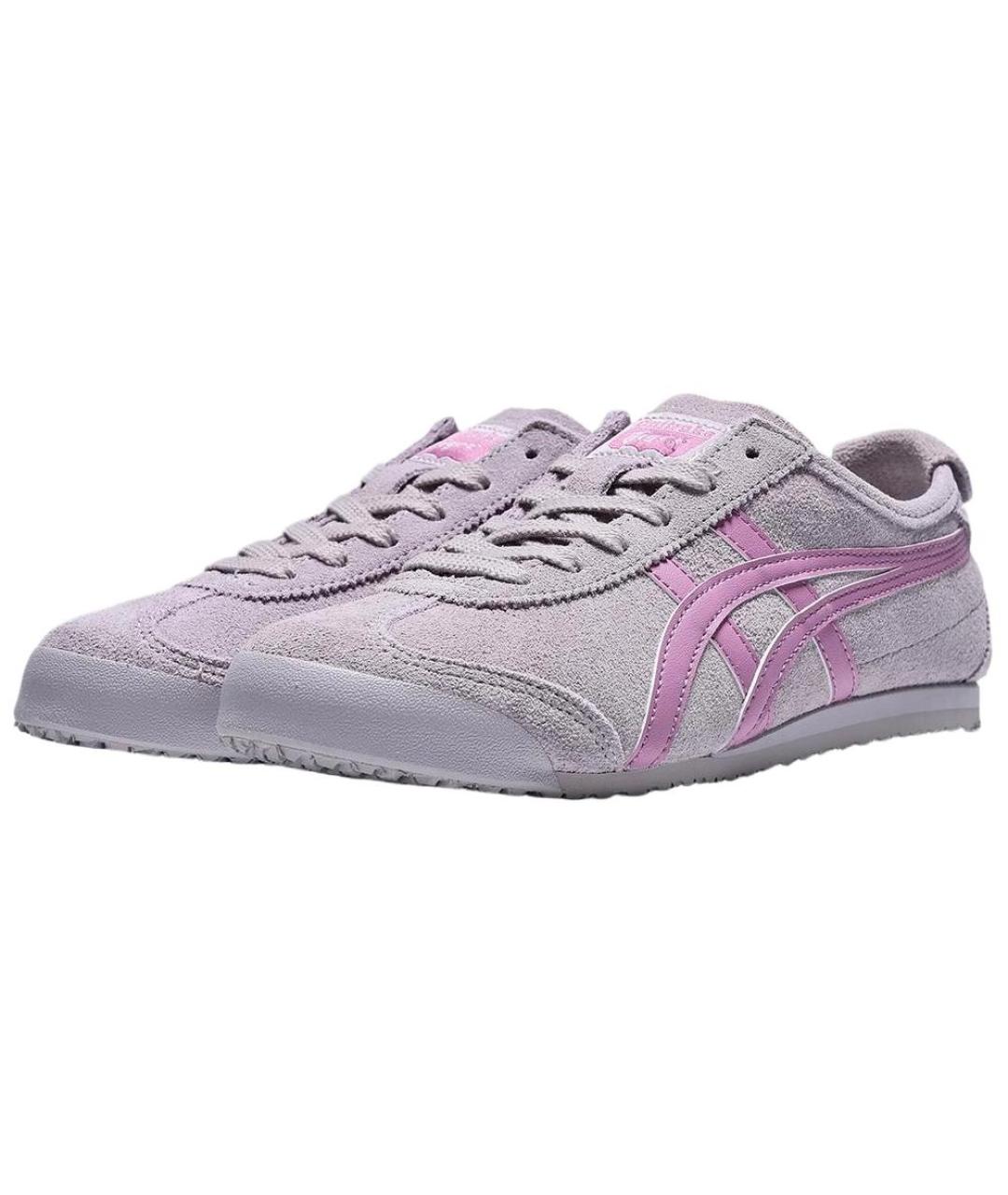 ONITSUKA TIGER Серые замшевые кроссовки, фото 3