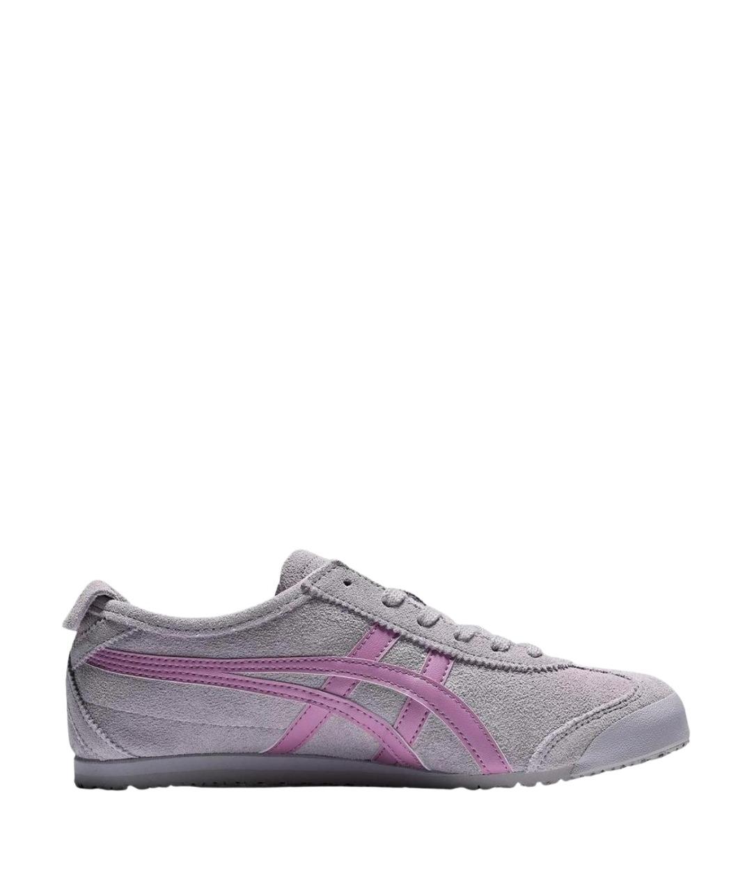 ONITSUKA TIGER Серые замшевые кроссовки, фото 1