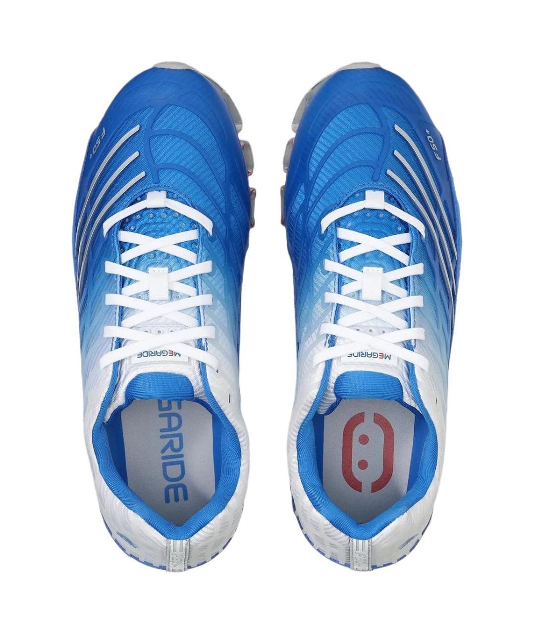 ADIDAS Синие синтетические кроссовки, фото 4