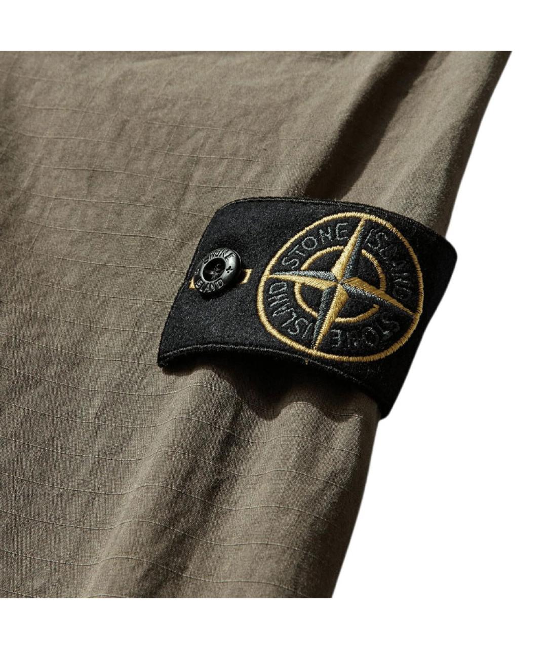 STONE ISLAND Зеленая классическая рубашка, фото 5