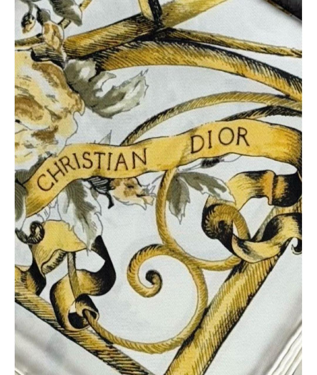CHRISTIAN DIOR Мульти шелковый платок, фото 2