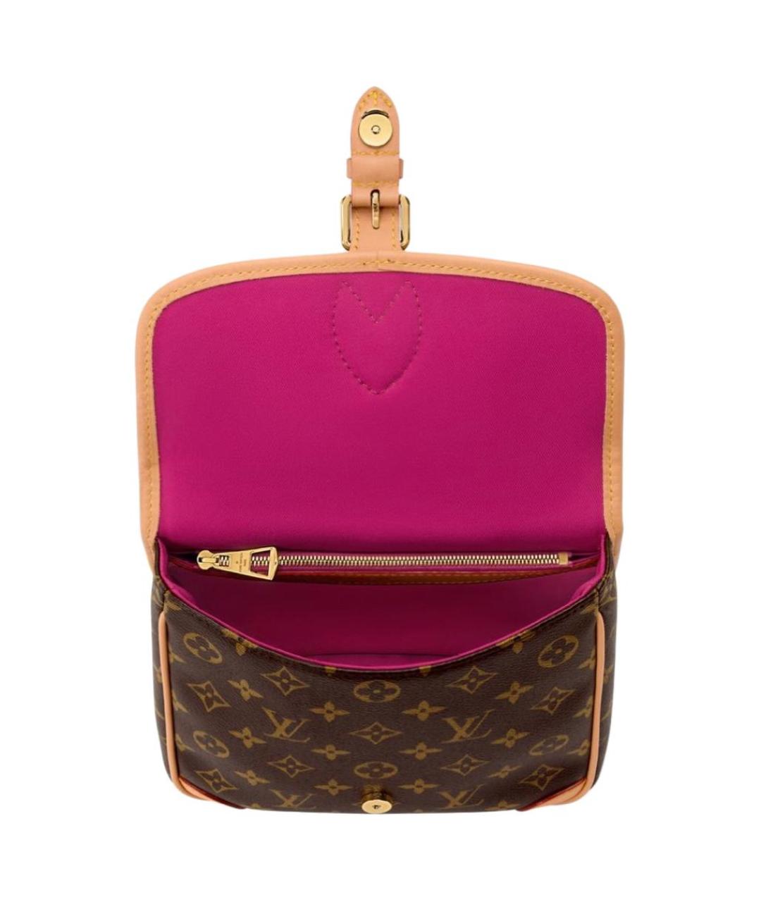 LOUIS VUITTON Коричневый рюкзак из канвы, фото 4