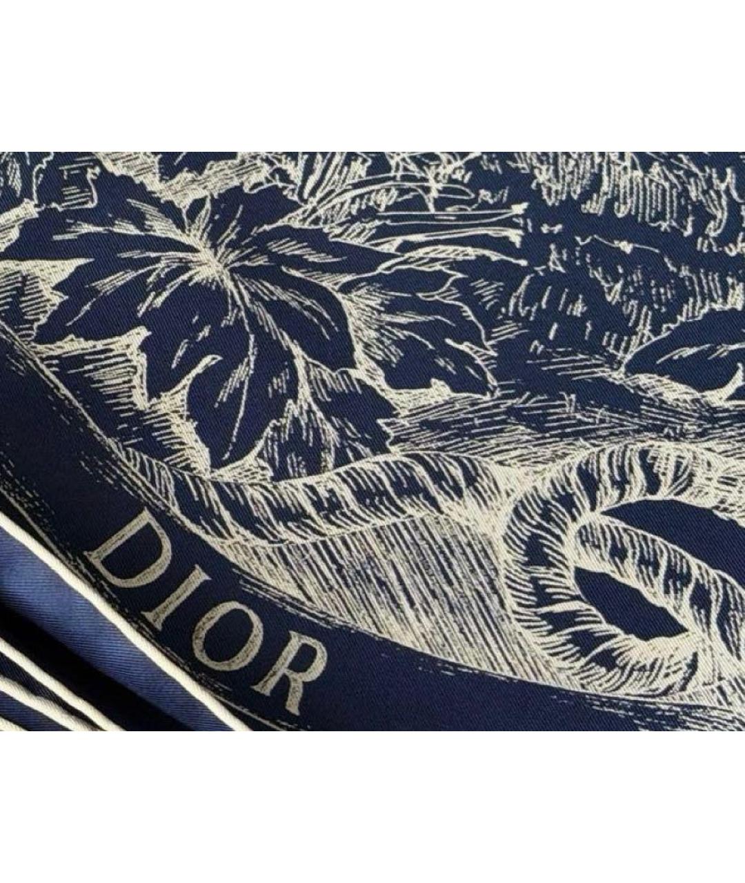 CHRISTIAN DIOR Мульти шелковый платок, фото 4