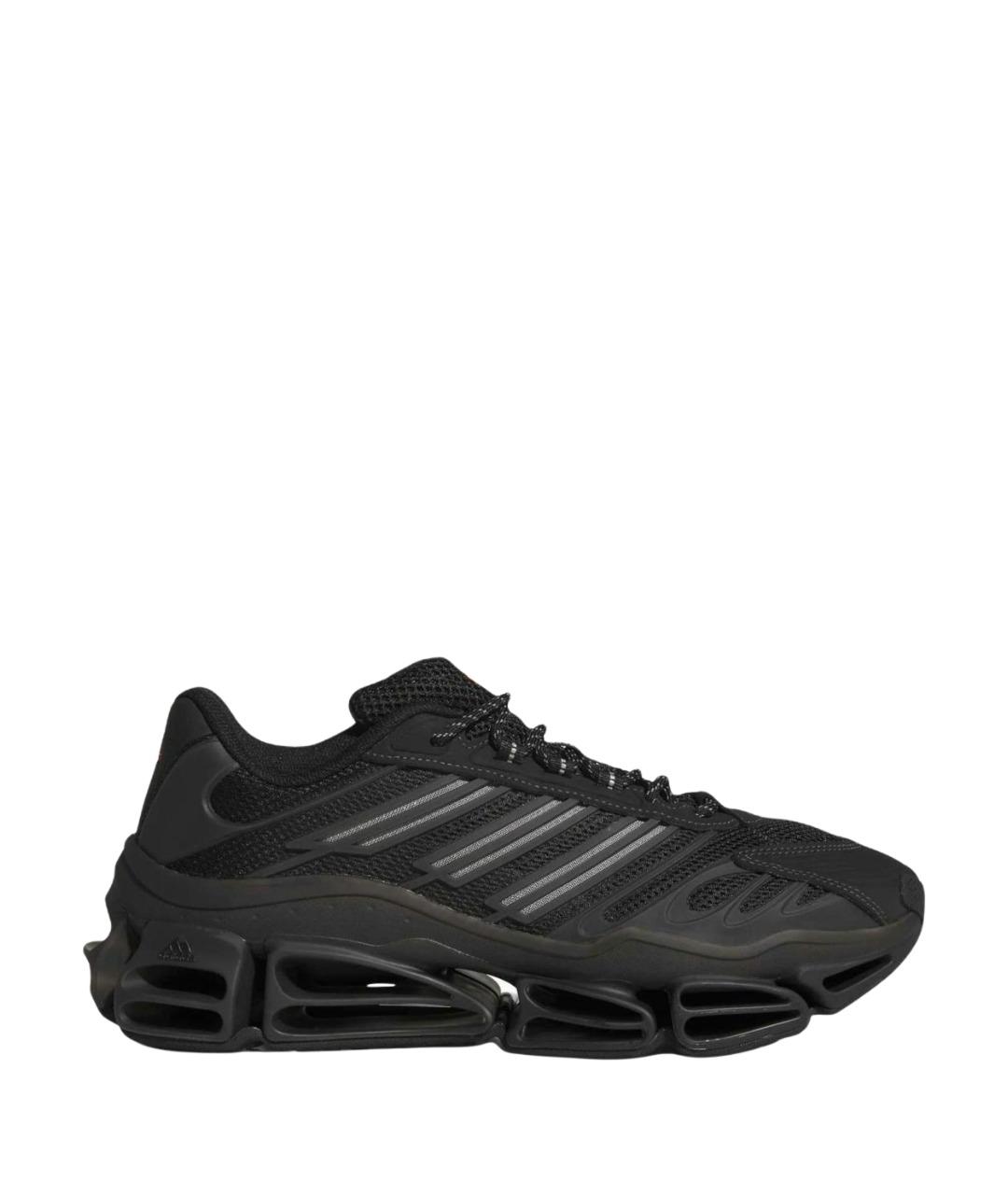 ADIDAS Черные текстильные кроссовки, фото 1