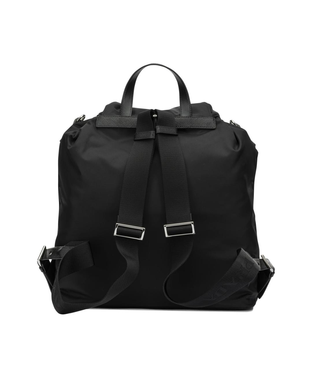 PRADA Черный синтетический рюкзак, фото 3