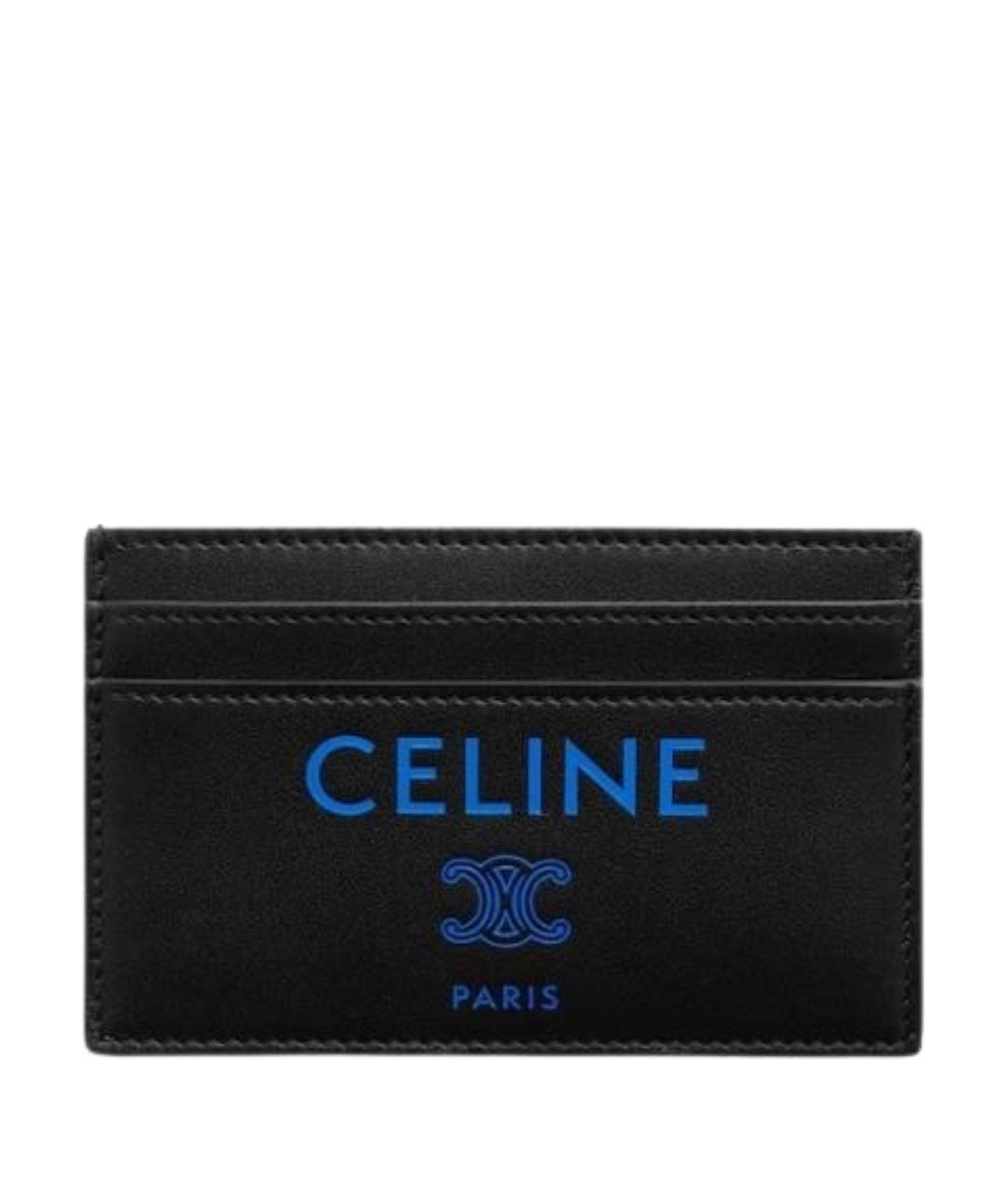 CELINE Черный кожаный кардхолдер, фото 1