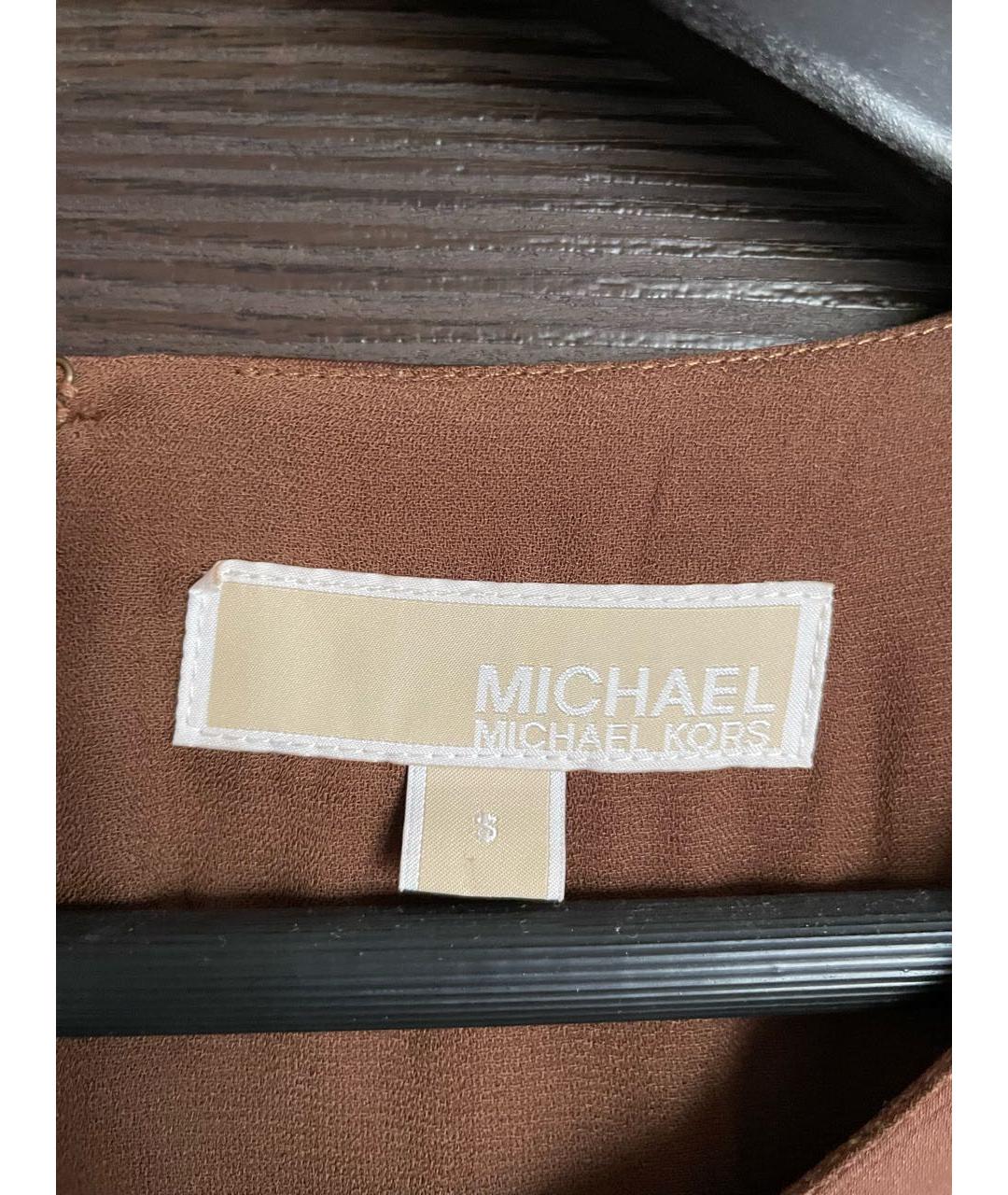 MICHAEL KORS Мульти полиэстеровое платье, фото 3