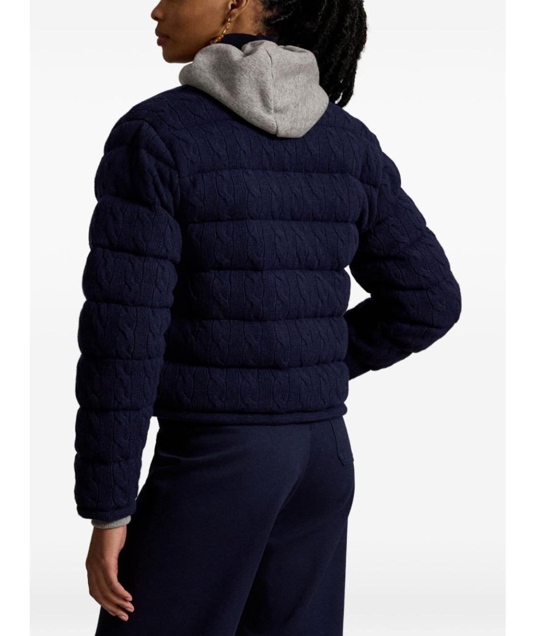 POLO RALPH LAUREN Темно-синяя шерстяная куртка, фото 3