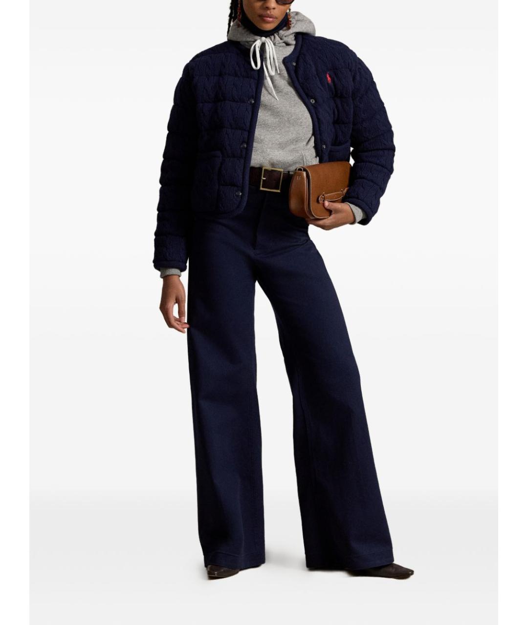 POLO RALPH LAUREN Темно-синяя шерстяная куртка, фото 5
