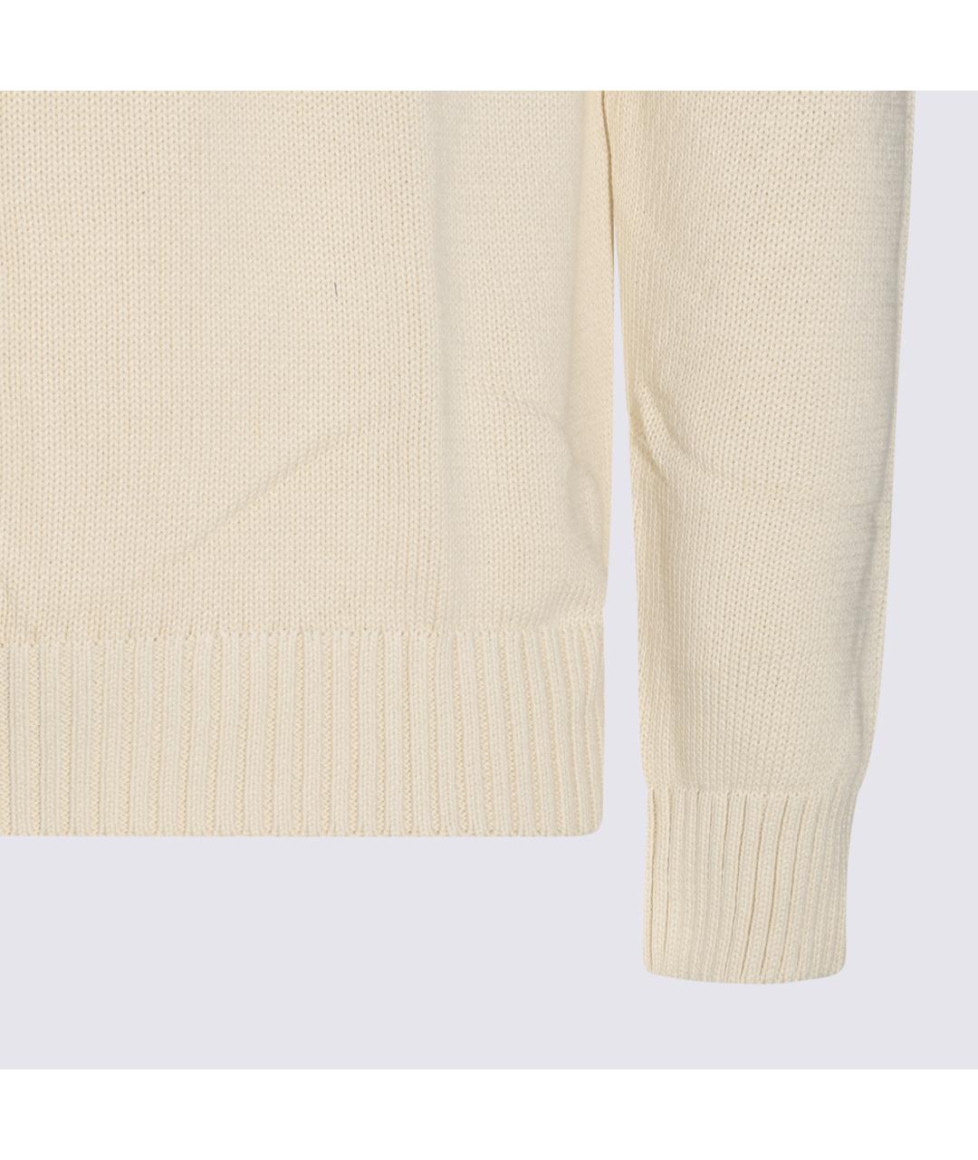 POLO RALPH LAUREN Бежевый хлопковый джемпер / свитер, фото 8