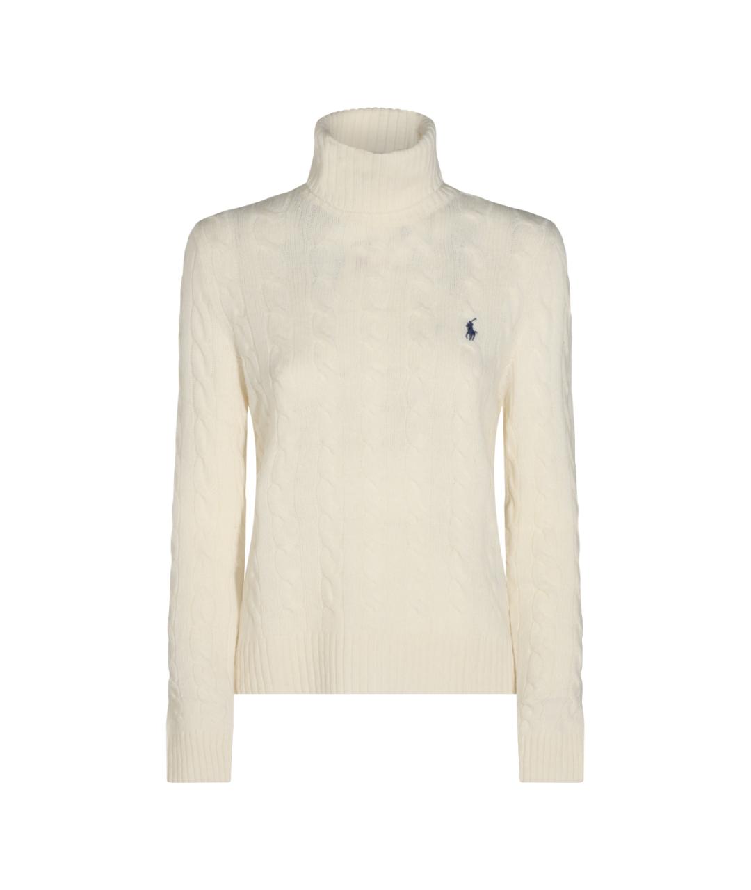 POLO RALPH LAUREN Бежевый шерстяной джемпер / свитер, фото 1