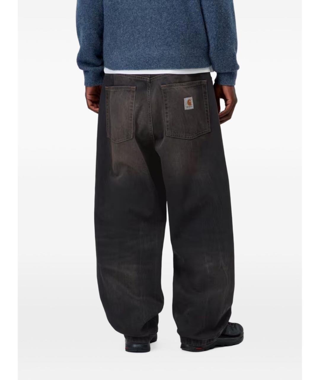 CARHARTT WIP Черные хлопковые прямые джинсы, фото 3