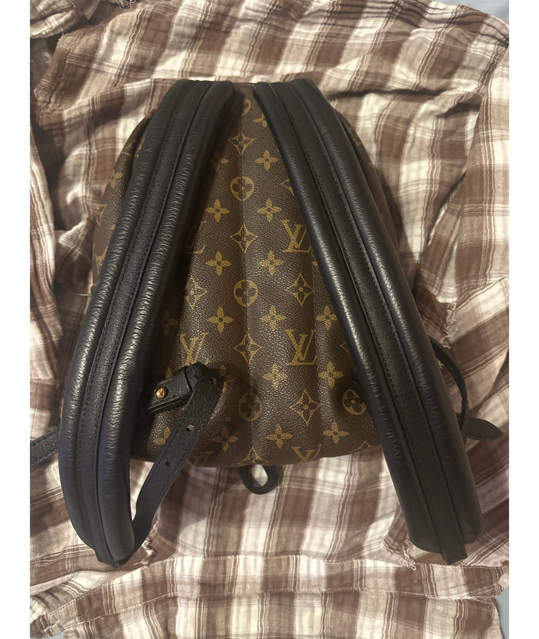 LOUIS VUITTON Коричневый рюкзак из канвы, фото 2