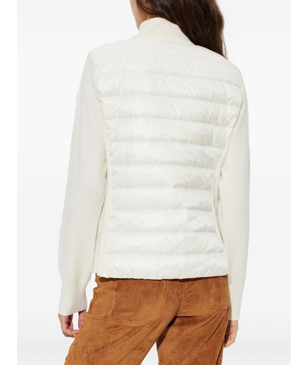 MONCLER Белая шерстяная куртка, фото 3