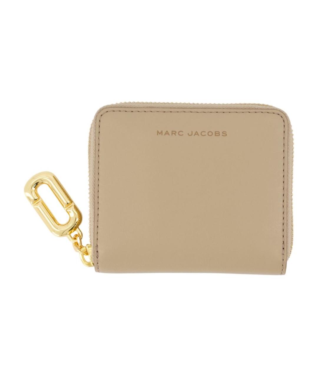 MARC JACOBS Бежевый кожаный кошелек, фото 1