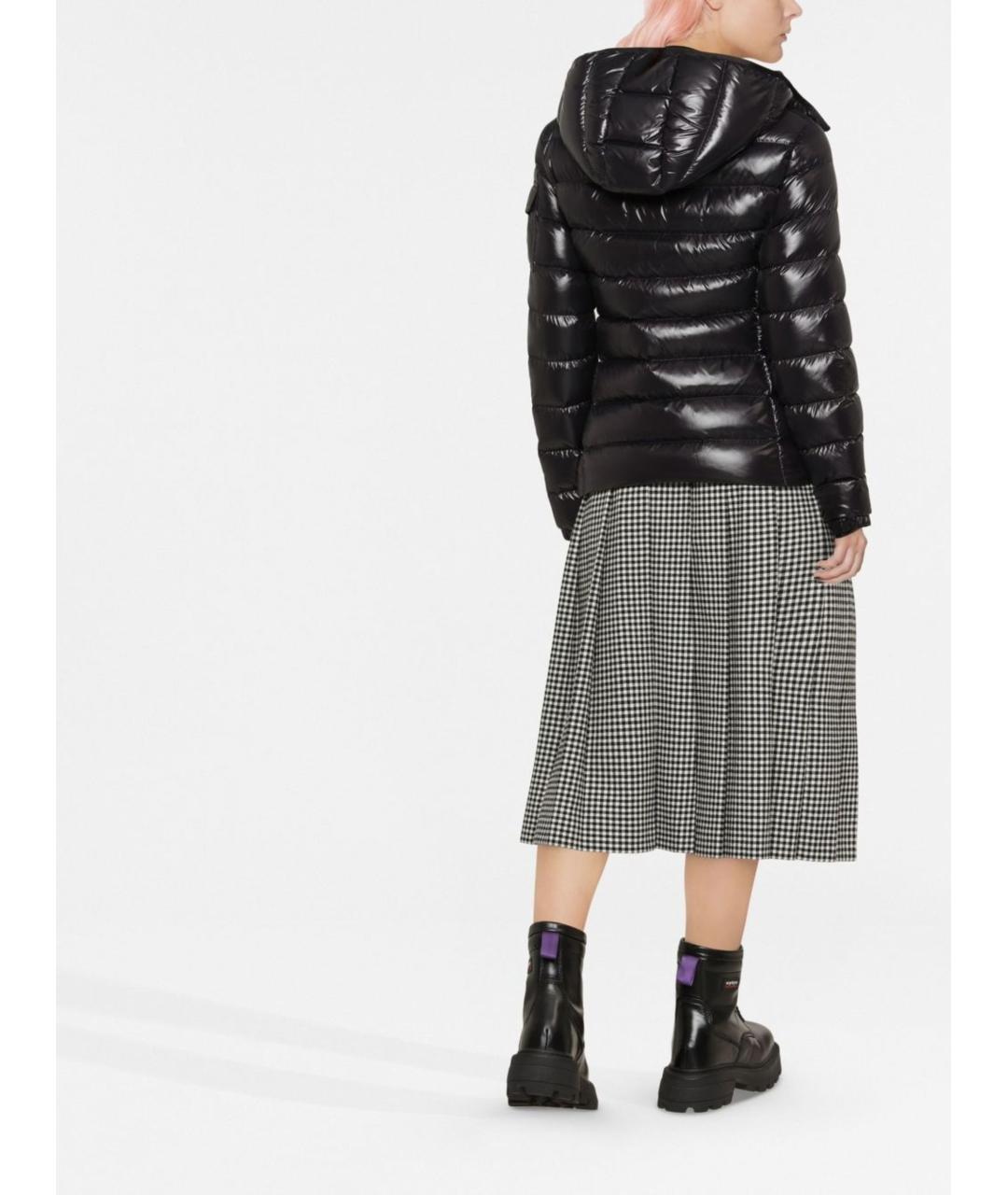 MONCLER Черная полиамидовая куртка, фото 2