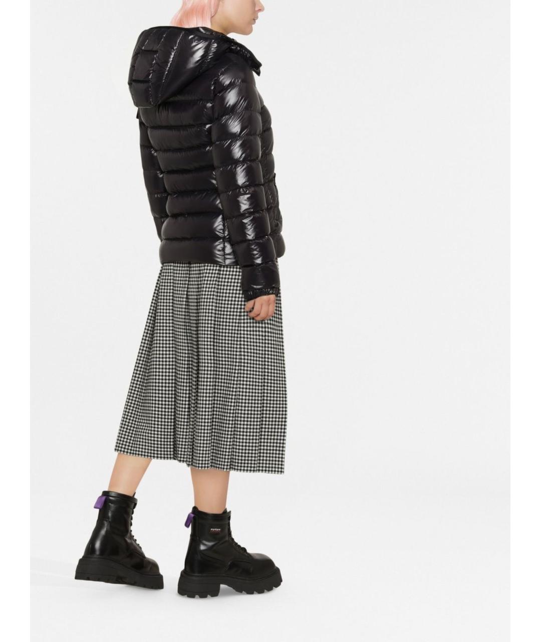 MONCLER Черная полиамидовая куртка, фото 3