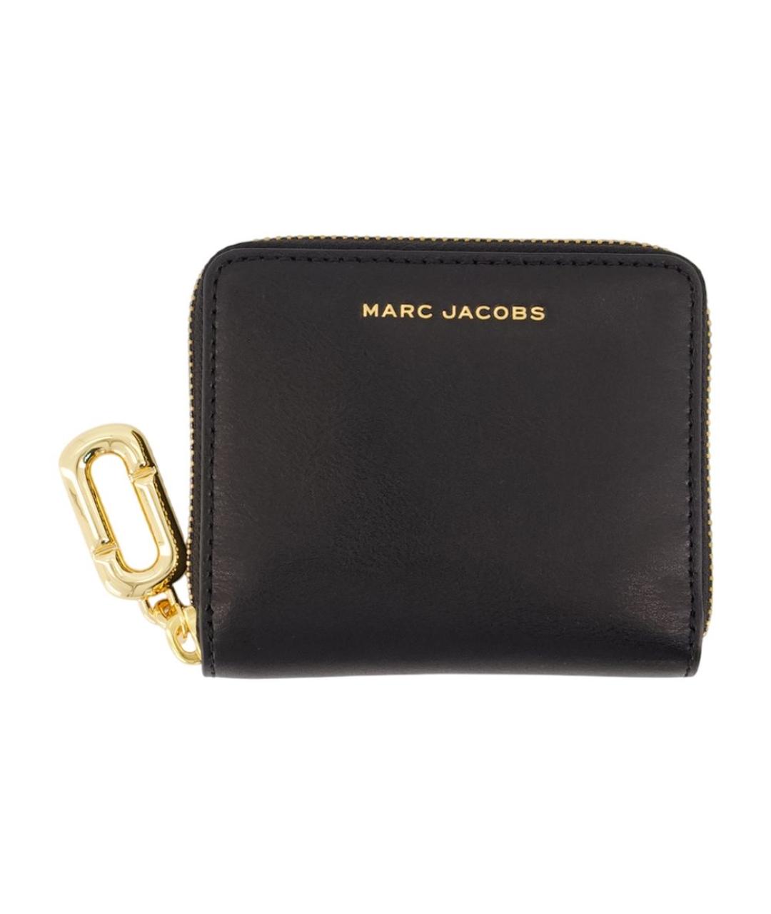 MARC JACOBS Черный кожаный кошелек, фото 1