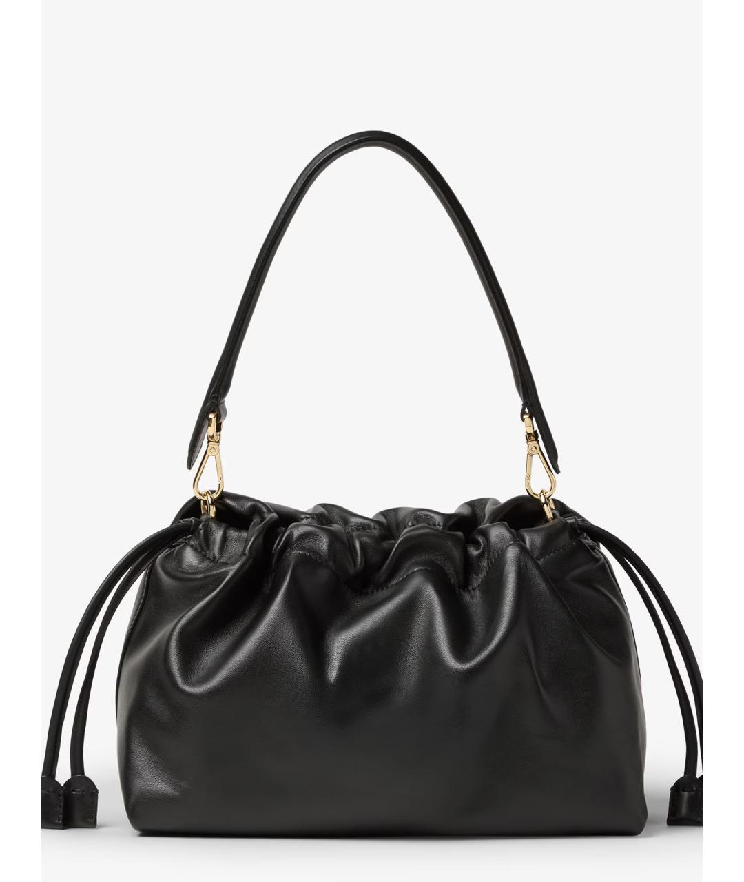 FENDI Черная кожаная сумка через плечо, фото 3