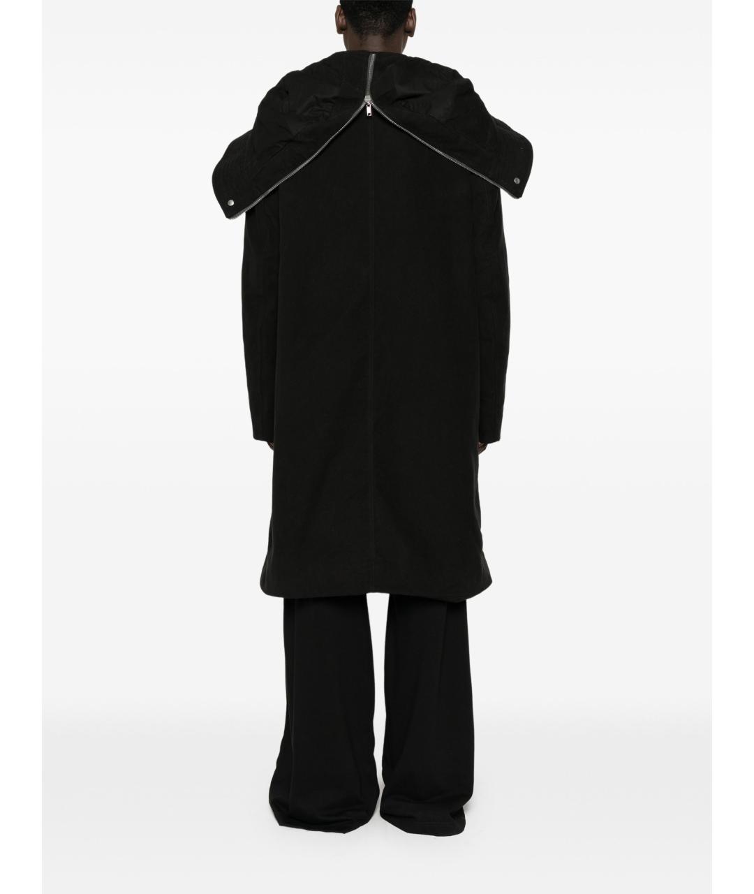 RICK OWENS Черная хлопковая парка, фото 5