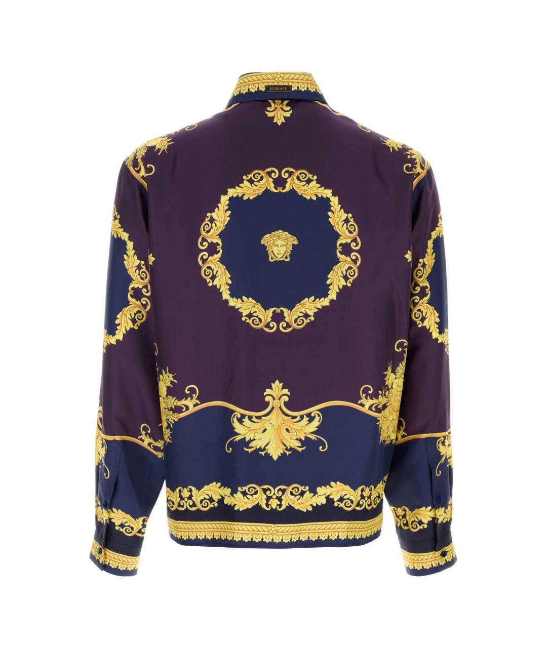 VERSACE Мульти шелковая кэжуал рубашка, фото 2