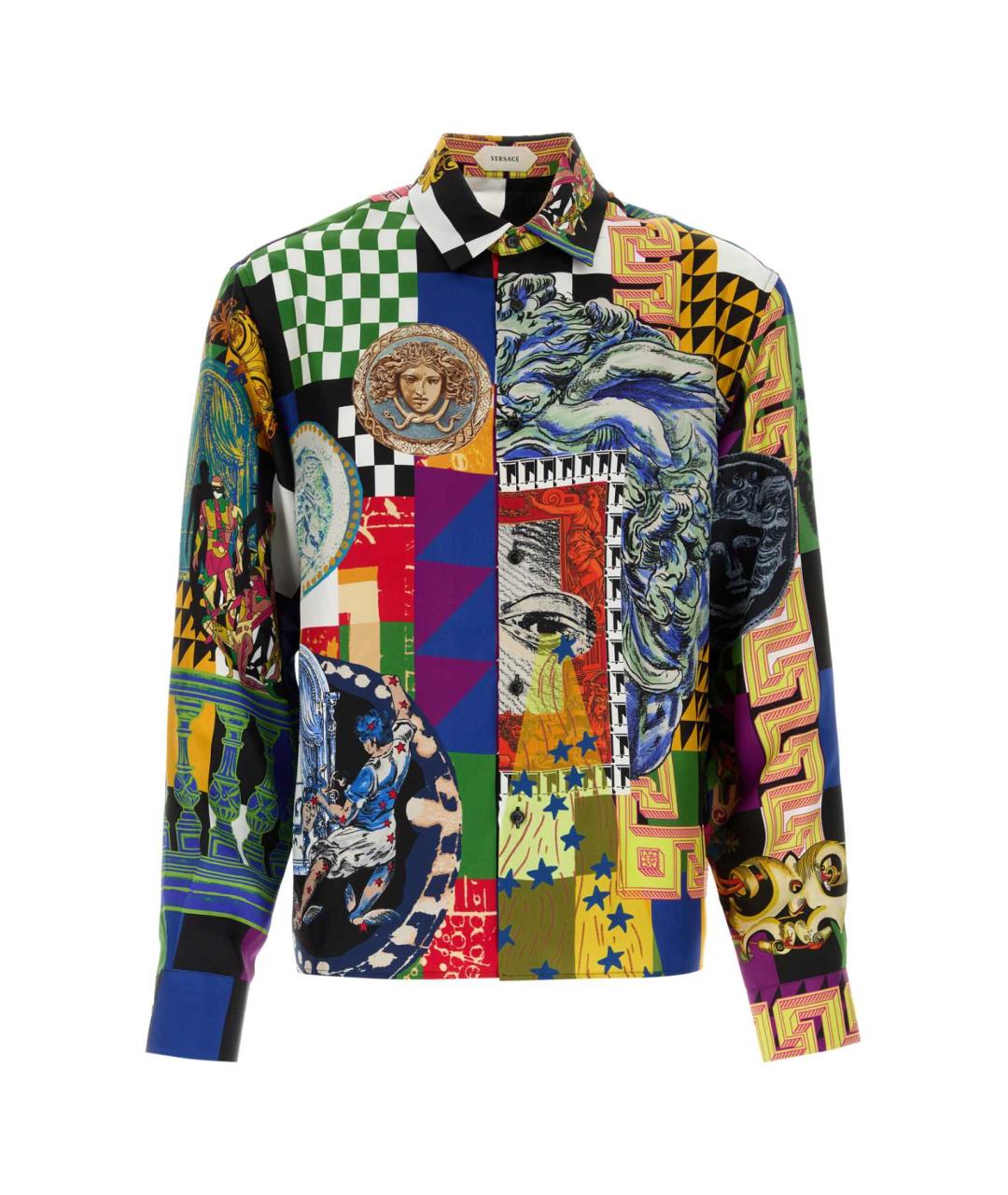 VERSACE Мульти кэжуал рубашка, фото 1