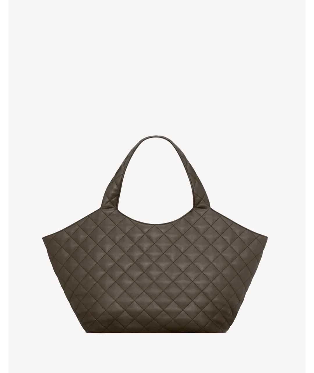 SAINT LAURENT Кожаная сумка тоут, фото 3