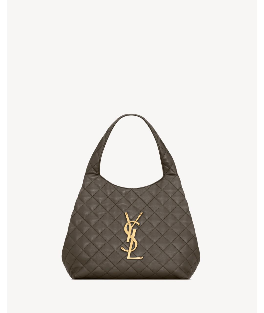 SAINT LAURENT Кожаная сумка тоут, фото 2