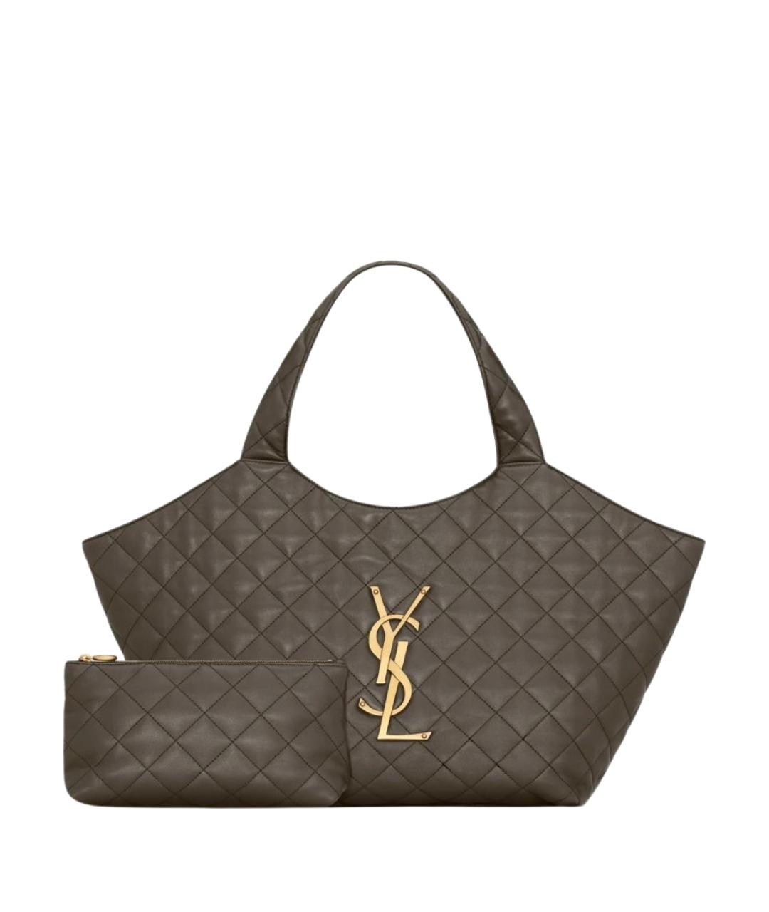 SAINT LAURENT Кожаная сумка тоут, фото 1