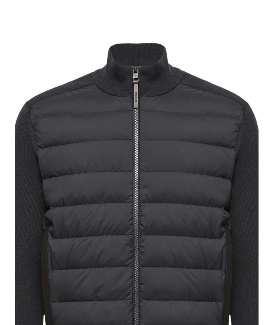 MONCLER Черный кардиган, фото 2