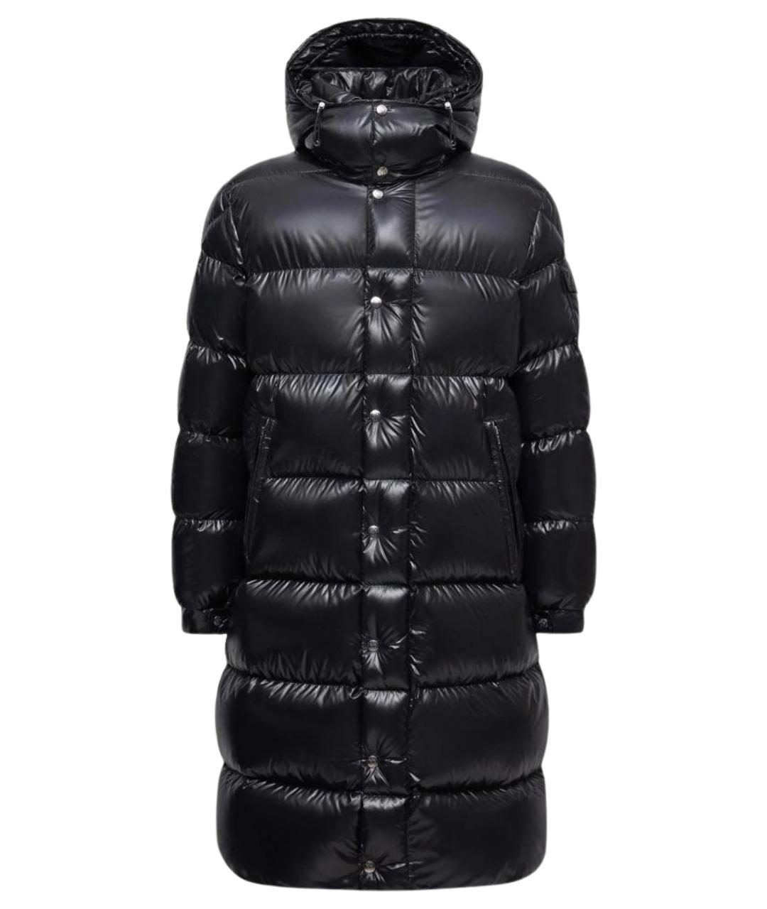 MONCLER Черный пуховик, фото 1