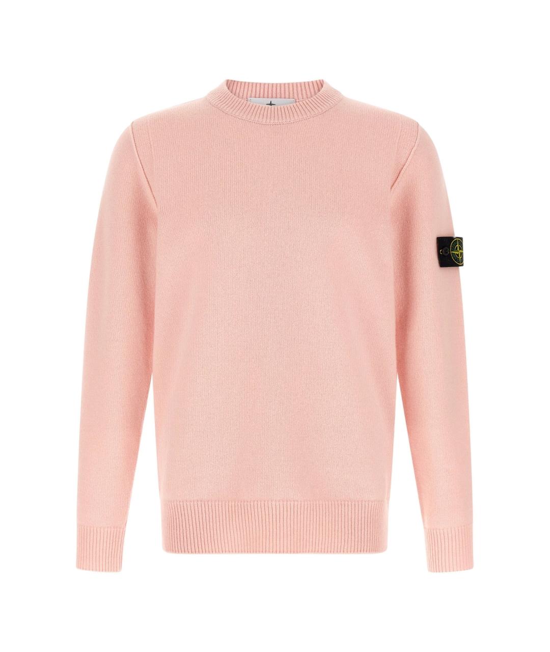 STONE ISLAND Розовый джемпер / свитер, фото 1