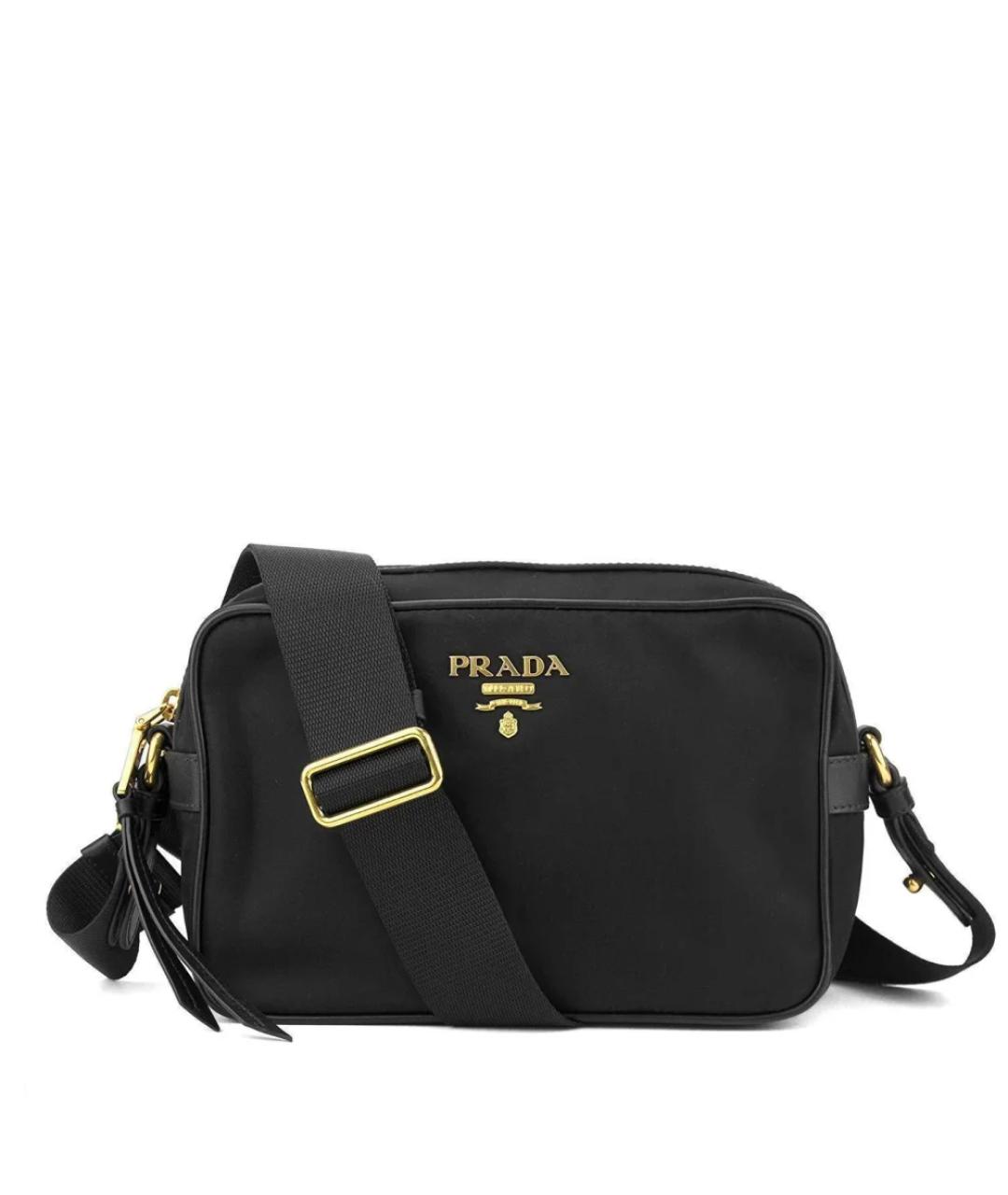 PRADA Черная нейлоновая сумка через плечо, фото 3