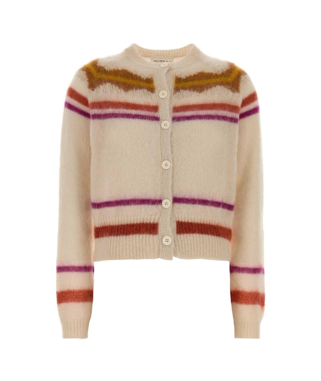 ISABEL MARANT Розовый шерстяной кардиган, фото 1
