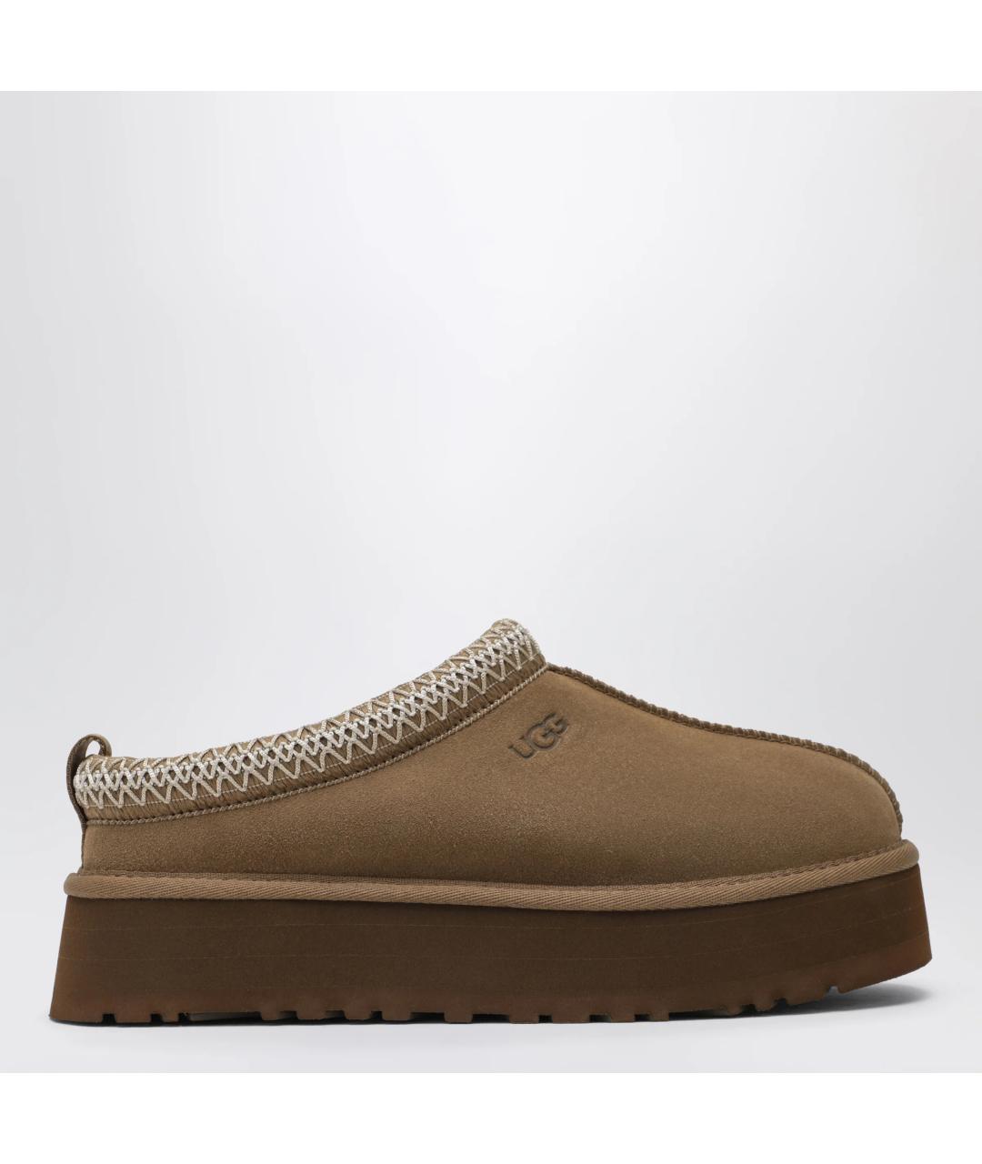 UGG Коричневые замшевые сабо, фото 3
