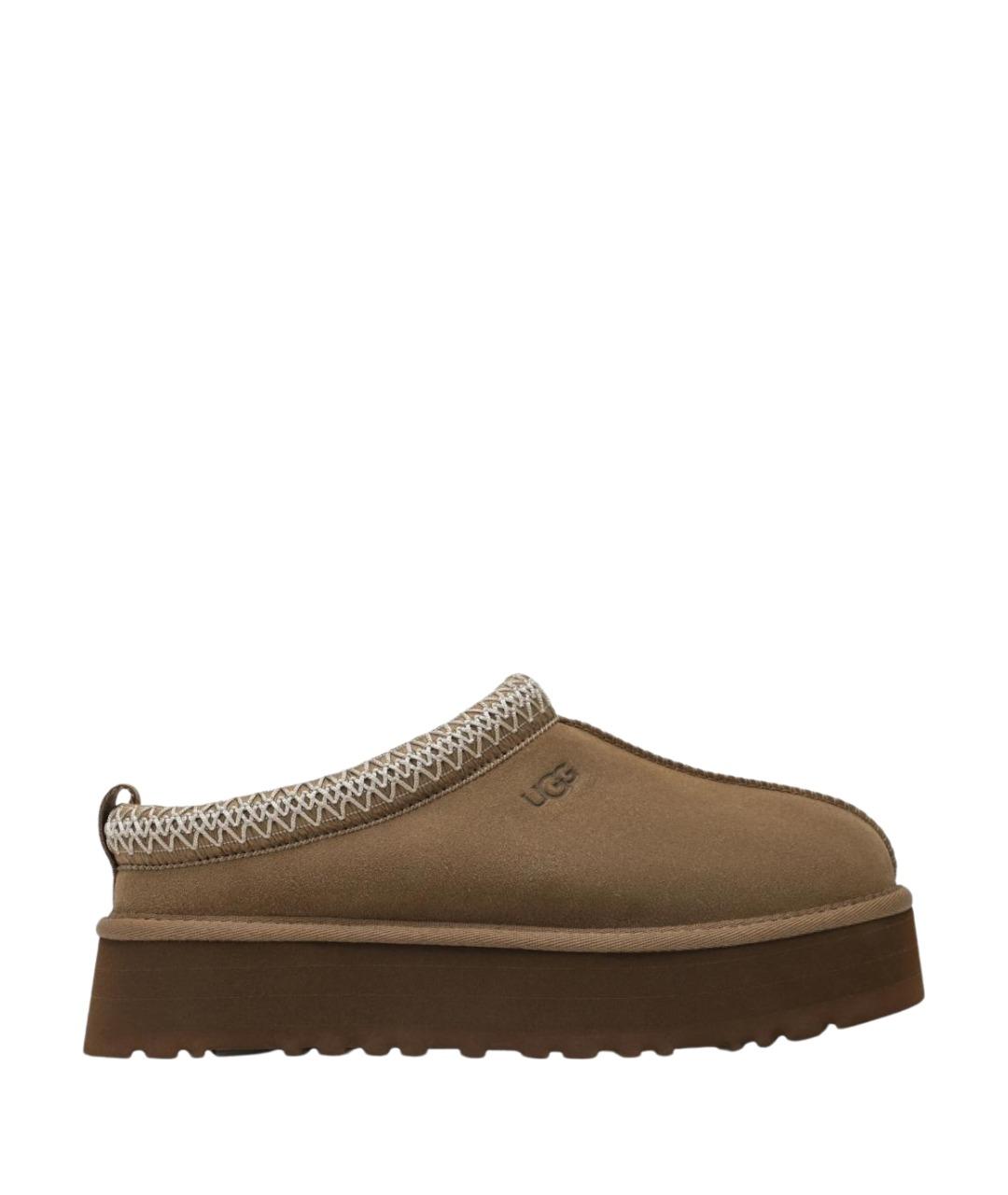 UGG Коричневые замшевые сабо, фото 1