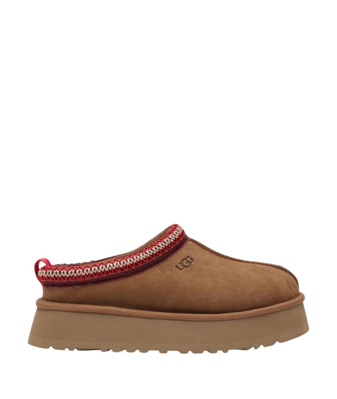 UGG Бежевые замшевые сабо, фото 1