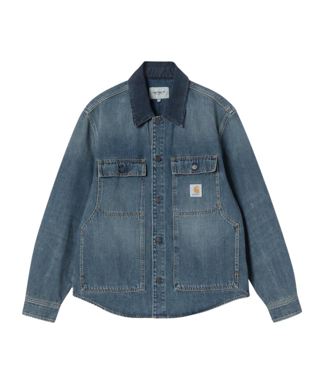 CARHARTT WIP Синяя хлопковая куртка, фото 1