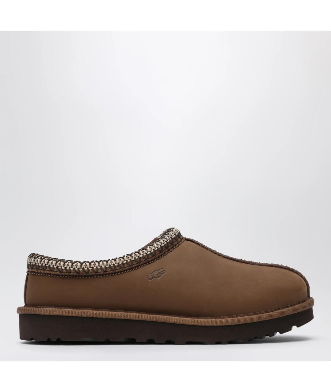 UGG Коричневые кожаные сабо, фото 3
