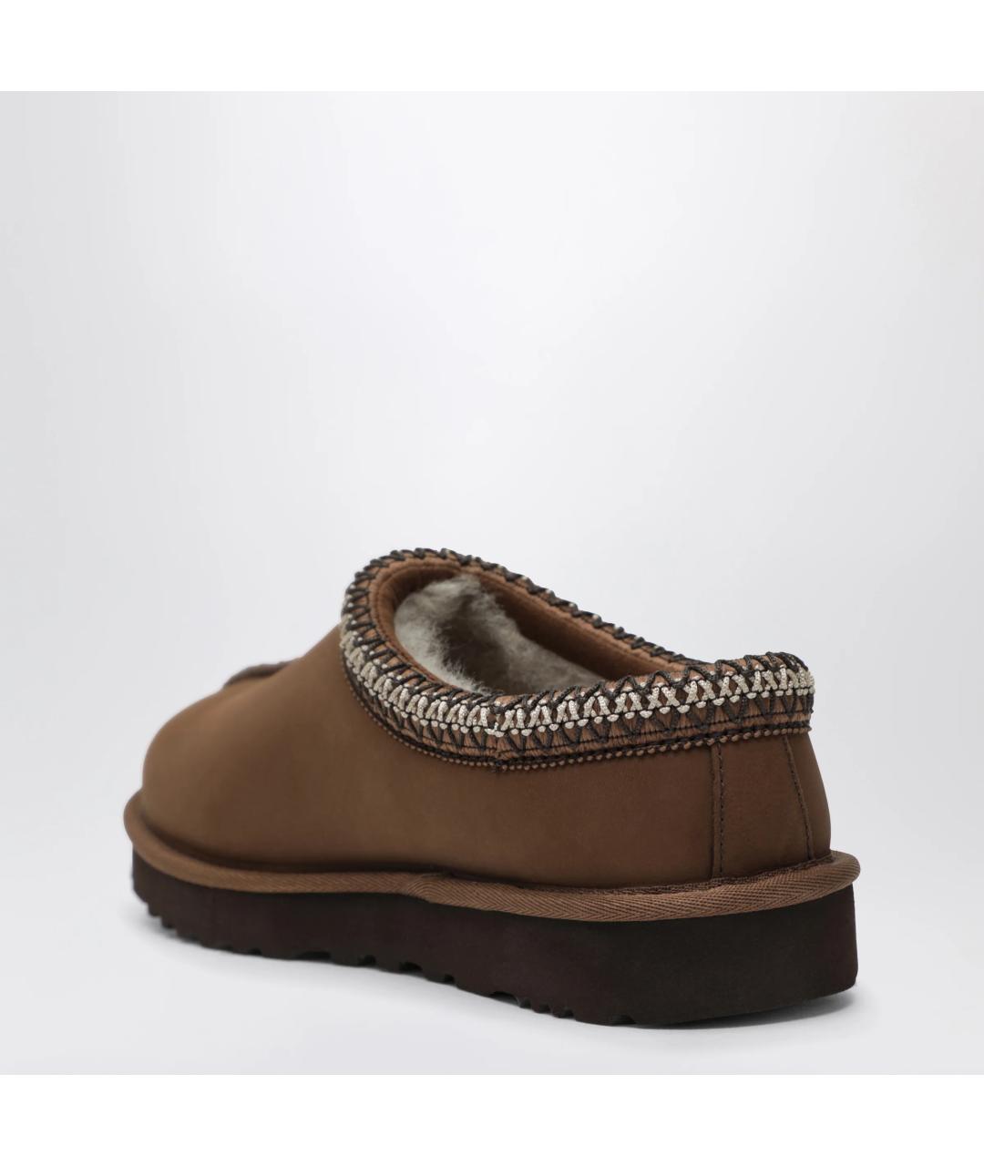 UGG Коричневые кожаные сабо, фото 2