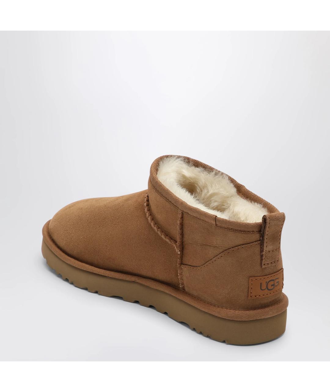 UGG Бежевые замшевые полусапоги, фото 2
