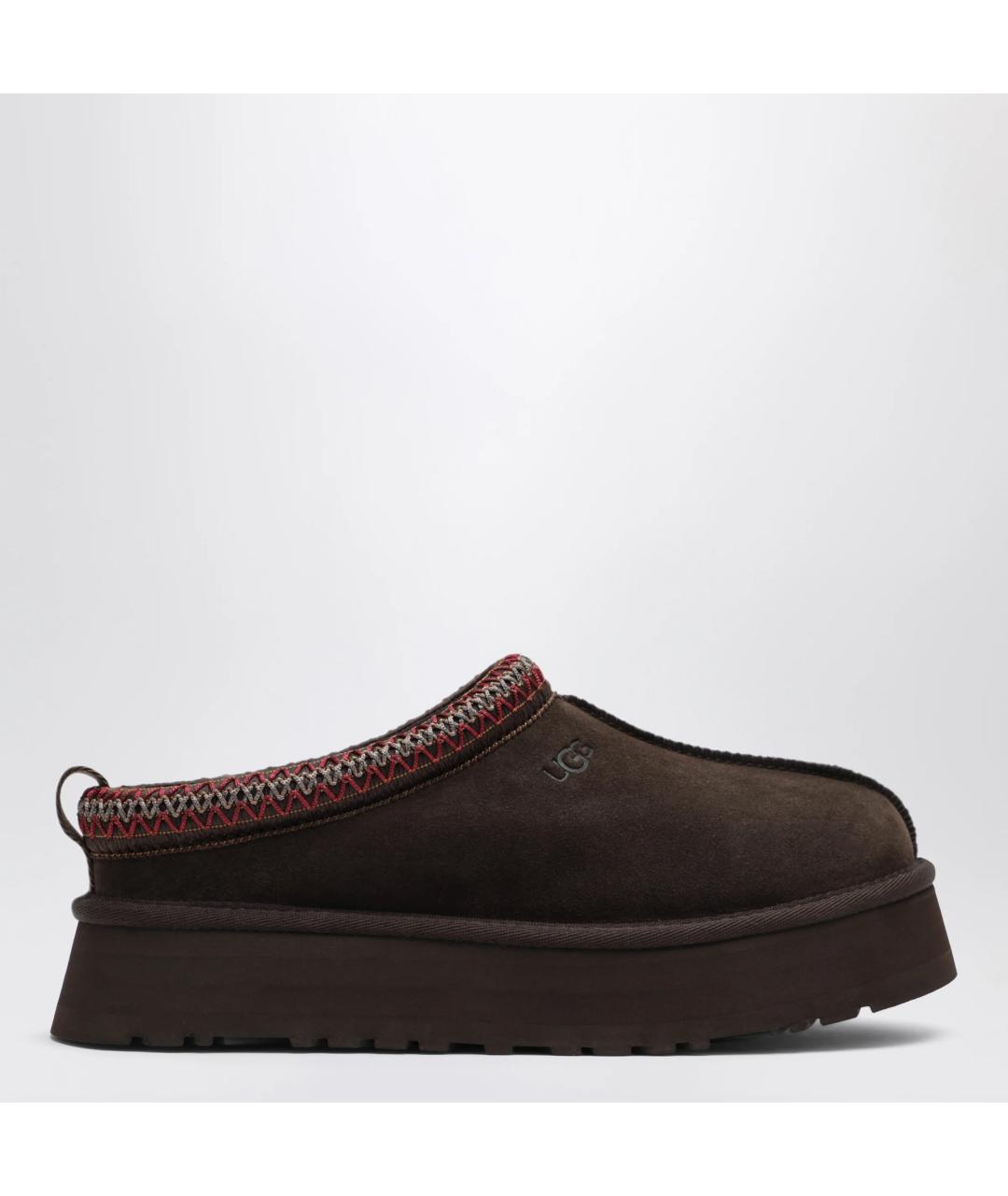 UGG Коричневые замшевые сабо, фото 3