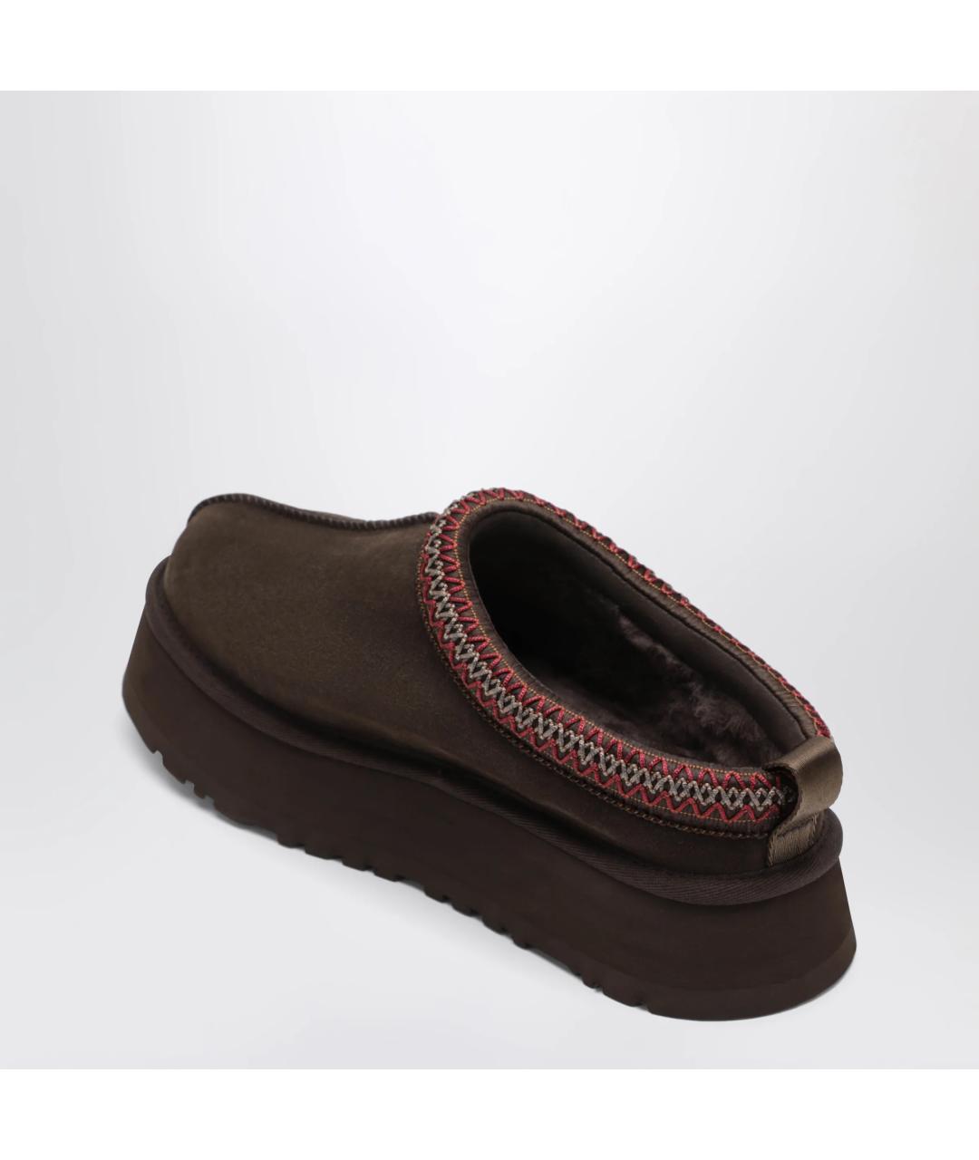 UGG Коричневые замшевые сабо, фото 2