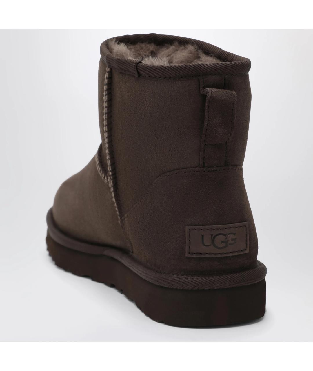 UGG Коричневые замшевые полусапоги, фото 2