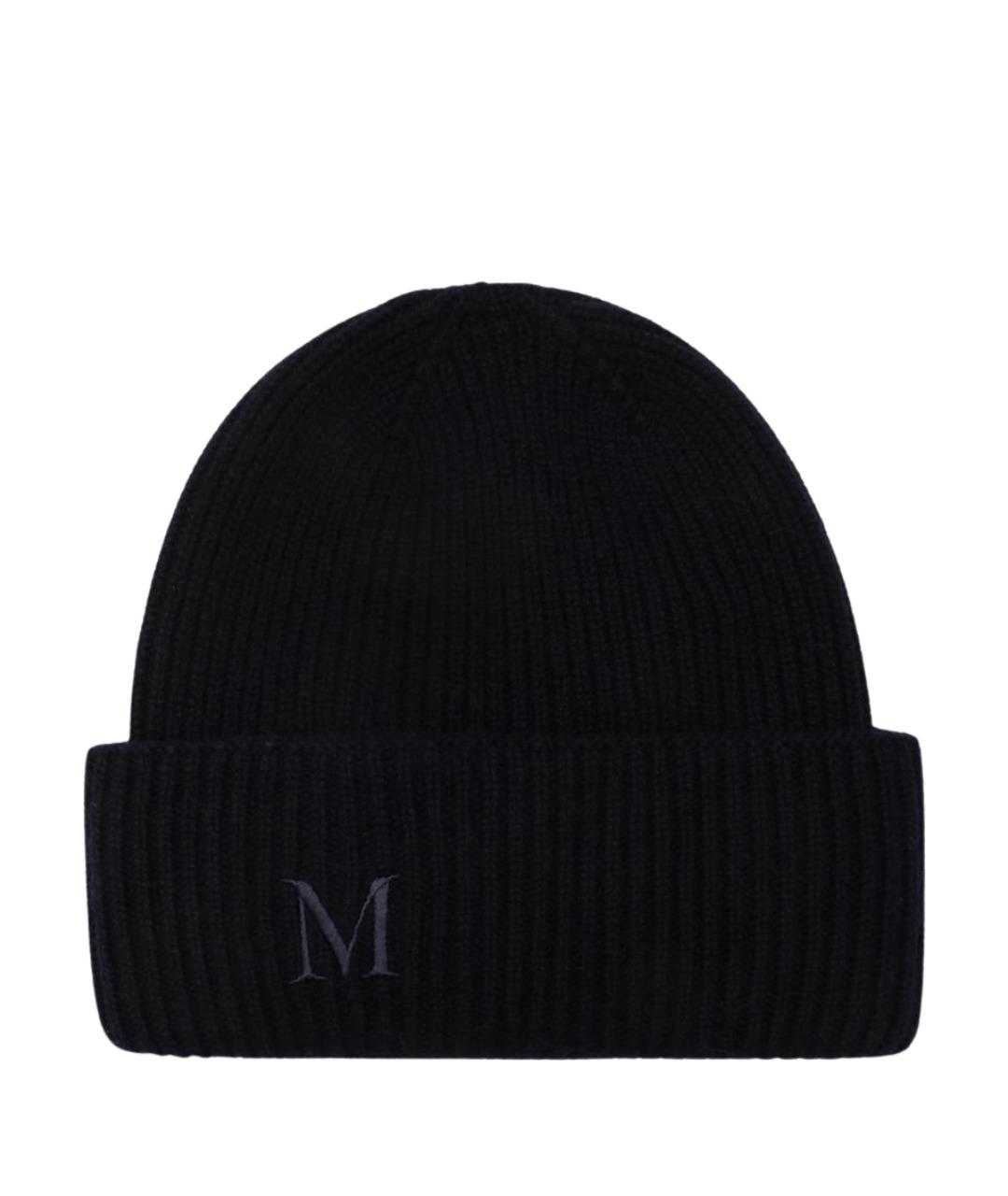 MAX MARA Синяя кашемировая шапка, фото 1