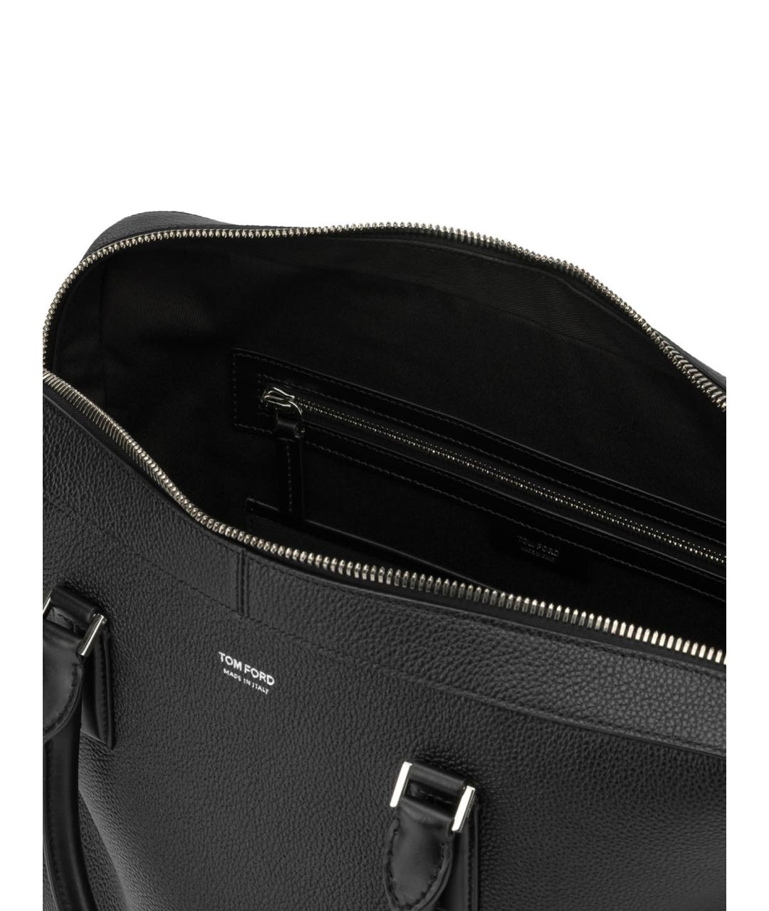TOM FORD Черный кожаный портфель, фото 5